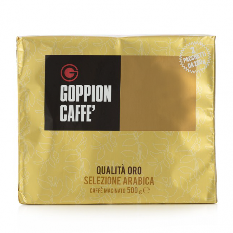 Qualita Oro - Kawa Mielona 2x250g Goppion Caffe