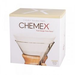 Chemex Filtry Papierowe Okrągłe 6, 8, 10 Filiżanek FC100