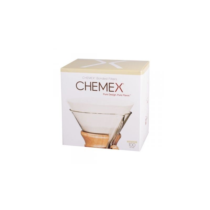 Chemex Filtry Papierowe Okrągłe 6, 8, 10 Filiżanek FC100