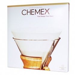 Chemex Filtry Papierowe Okrągłe 6, 8, 10 Filiżanek FP1 Do Złożenia