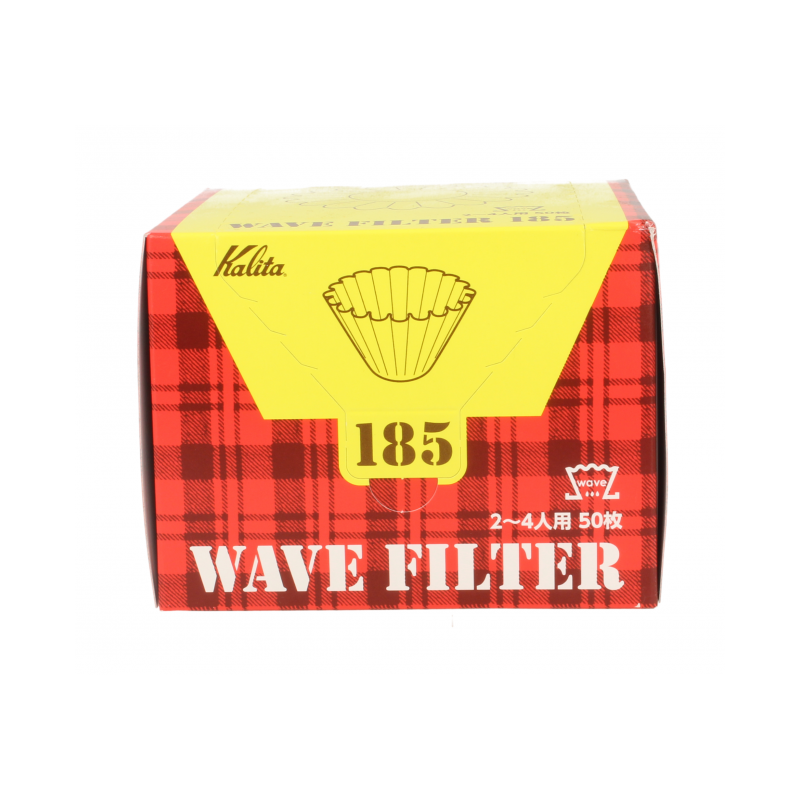 Filtry Do Dripperów Kalita Wave 185 Białe - 50 Szt