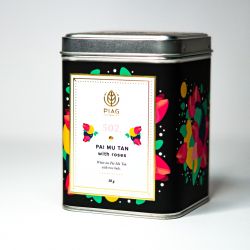 502.Pai Mu Tan&Roses(50g) - white tea with rose buds - PIAG The Fresh Tea Art&Craft - 3