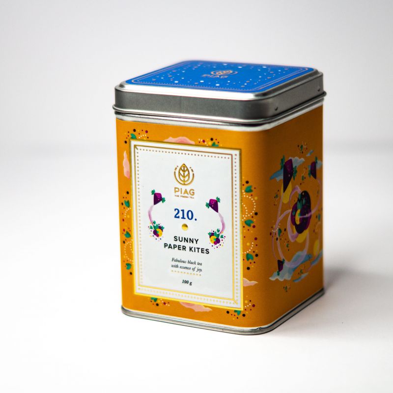 210. Sunny Paper Kites (100 g) - black tea with rosemary - PIAG The Fresh Tea - 2