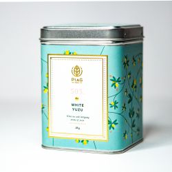 503.White Yuzu (50 g) - White tea with intriguing Yuzu fruit - PIAG The Fresh Tea - 5