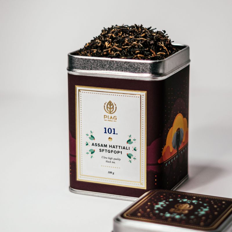  - 101. Assam Hattiali (100g)-czarna herbata - Piag The Fresh Tea Art&Craft - Piag Tea