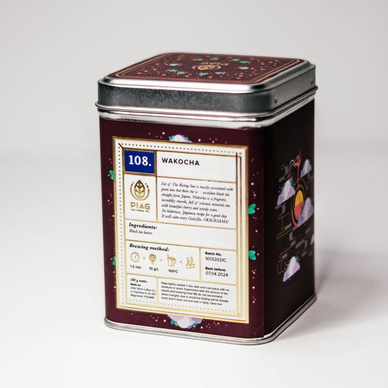 108. WAKOCHA  (100g) - black tea - PIAG The Fresh Tea Art&Craft - 5