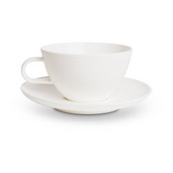 Greta cup saucer- Milk color - 1