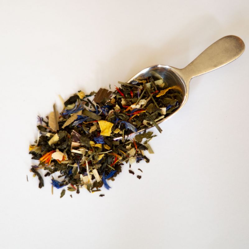  - 409. Tropical Vibe (80 g puszka) - zielona herbata z ananasem - Piag The Fresh Tea - Herbaty PIAG Ty decydujesz!