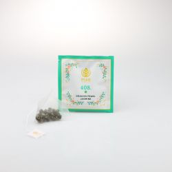 408.Dragon Pearl Jasmin 15ct - Green Jasmine Pearls PIAG The Fresh Tea - 3