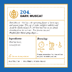 204. Dark Muscat 50ct - Piag The Fresh Tea - 4