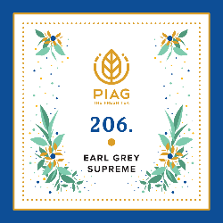 206. Earl Grey Supreme 50St - Schwarzer Tee mit Bergamotte - PIAG The Fresh Tea - 6