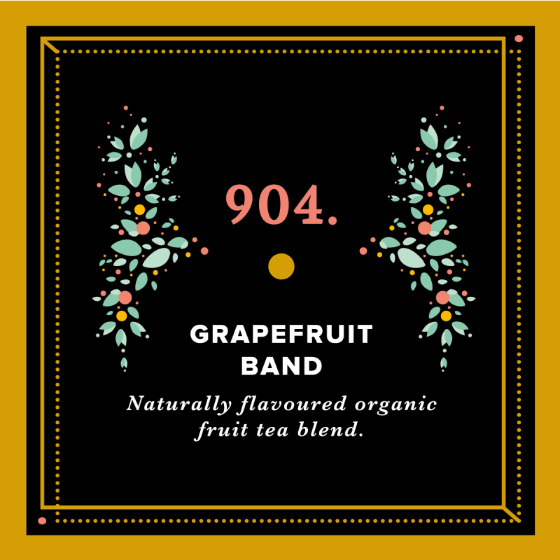 904.Grapefruit Band (250g) - fruity composition with bold chords of grapefruit - PIAG The Fresh Tea - 3