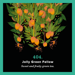 404. Jolly Green Fellow(250g) - green tea with mango - PIAG The Fresh Tea - 4
