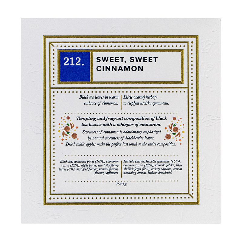 212. Sweet Sweet Cinnamon 15ct.- Piag The Fresh Tea - 8