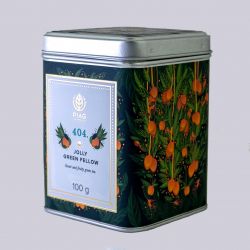  - 404. Jolly Green Fellow (100 g puszka) - zielona herbata z mango - Piag The Fresh Tea - Piag Tea
