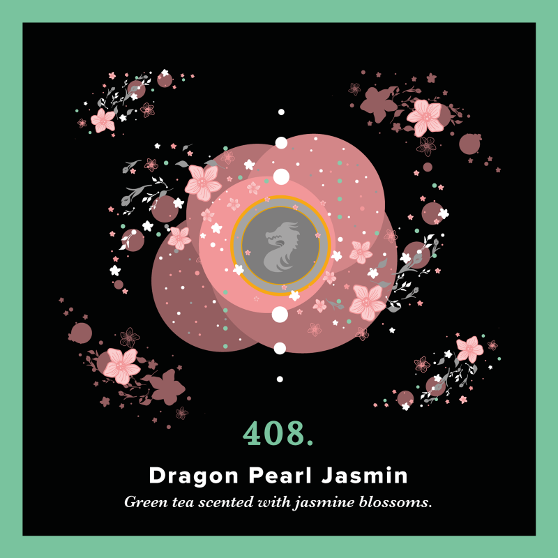 408.Dragon Pearl Jasmin(250g) - green jasmine tea rolled in pearls - PIAG The Fresh Tea/Art&Craft - 4