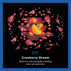 215. Cranberry Dream (100g) - black tea with sour cranberries -  PIAG The Fresh Tea - 4