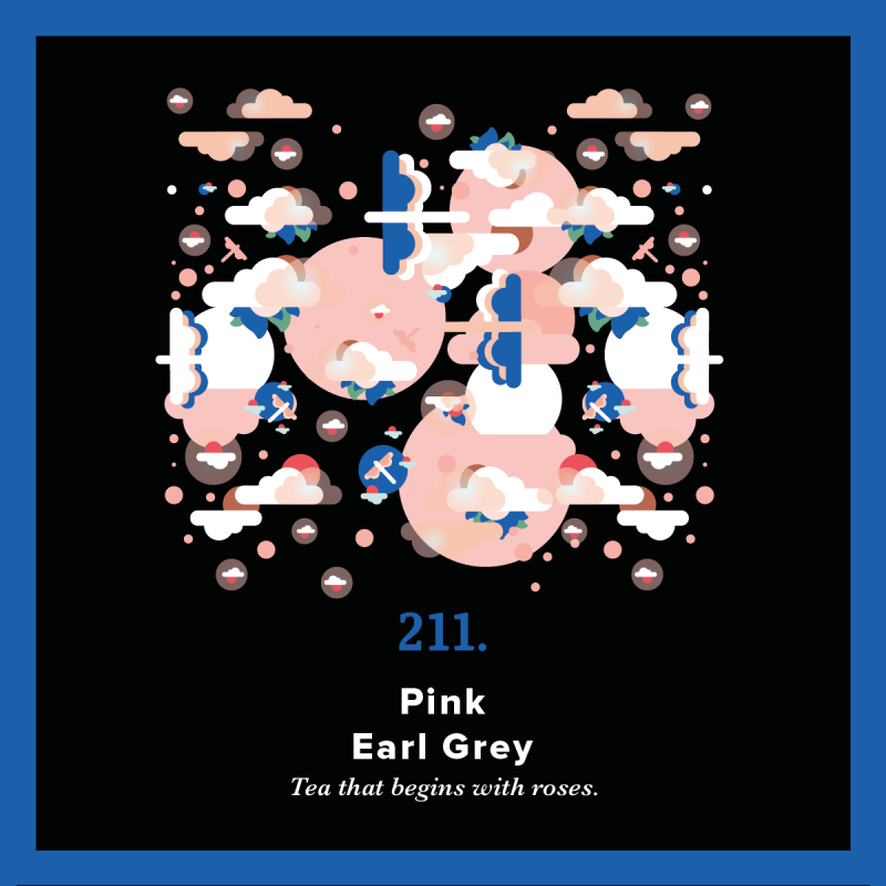 211. Pink Earl Grey (250g torba)- czarna herbata z różą i bergamotką- Piag The Fresh Tea - 1