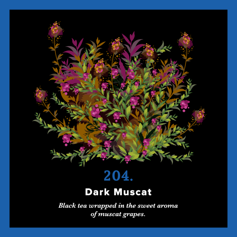 204. Dark Muscat(250g) - black tea with a hint of Muscat grape - PIAG The Fresh Tea - 4