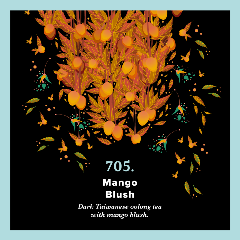 - 705.Mango Blusch (250 g torba) - ciemny tajwański oolong z rumieńcem mango - Piag The Fresh Tea - Strona główna