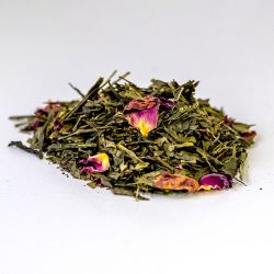 402. Cherry Blossom Green (100g) - Japanese green tea with cherry flavor - PIAG The Fresh Tea - 4