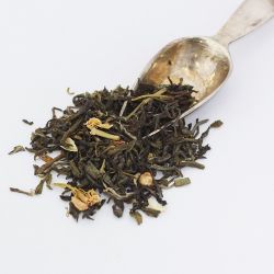 400. China Jasmine With Blossom (Deposit 100g bag) - jasmine scented green tea - Piag The Fresh Tea - 1