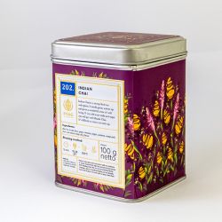  - 202.Indian Chai (100 g puszka) - czarna herbata z przyprawami korzennymi - Piag The Fresh Tea - Herbaty PIAG TEA