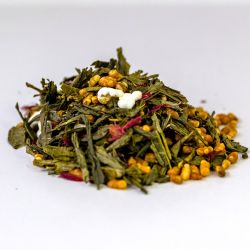  - 403. Japanese Sakura (Depozyt 100g torba) -japońska zielona herbata z wiśnią i migdałami - Piag The Fresh Tea - Strona główna