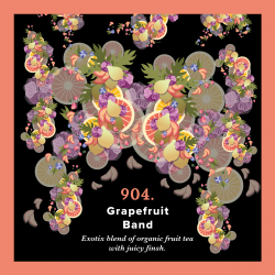 904.Grapefruit Band (250 g torba) - owocowa kompozycja z odważnym brzmieniem grejpfruta - Piag The Fresh Tea